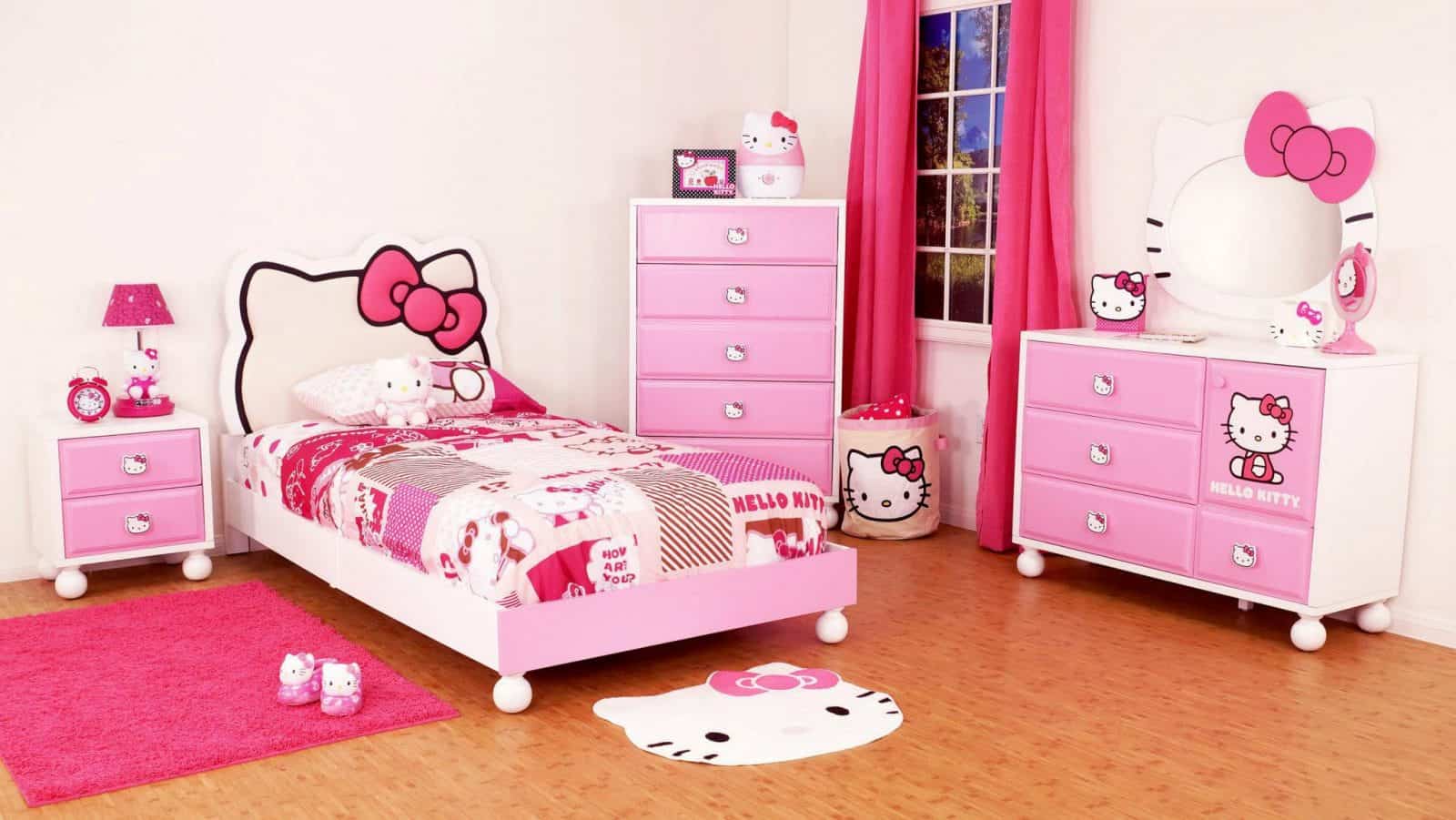 Hello Kitty Bedroom Theme Designs