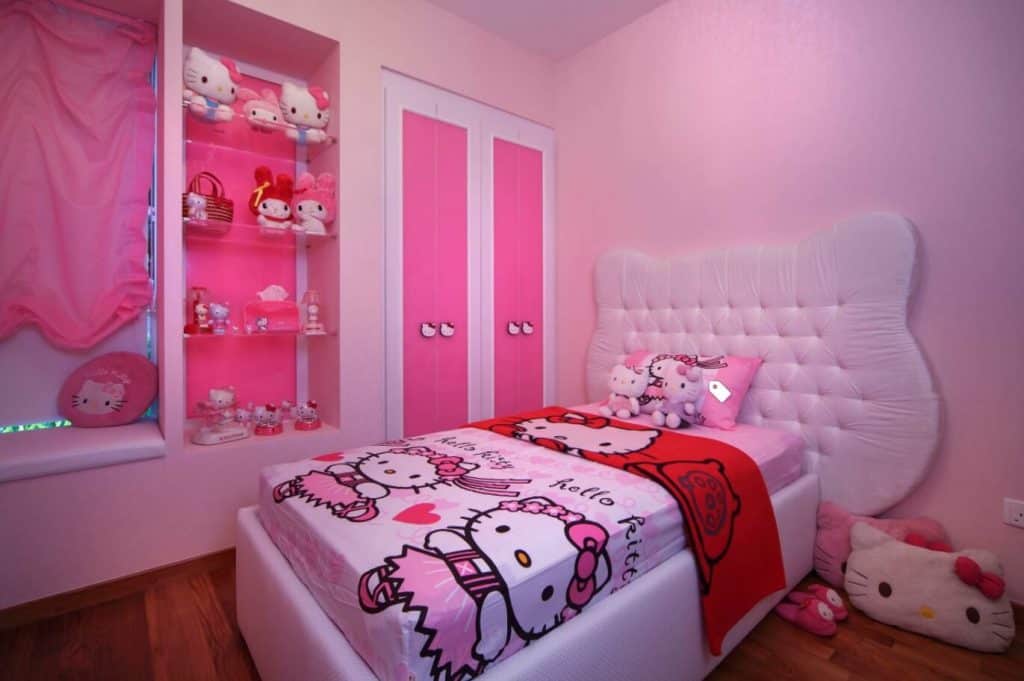 Hello Kitty Bedroom Theme Designs